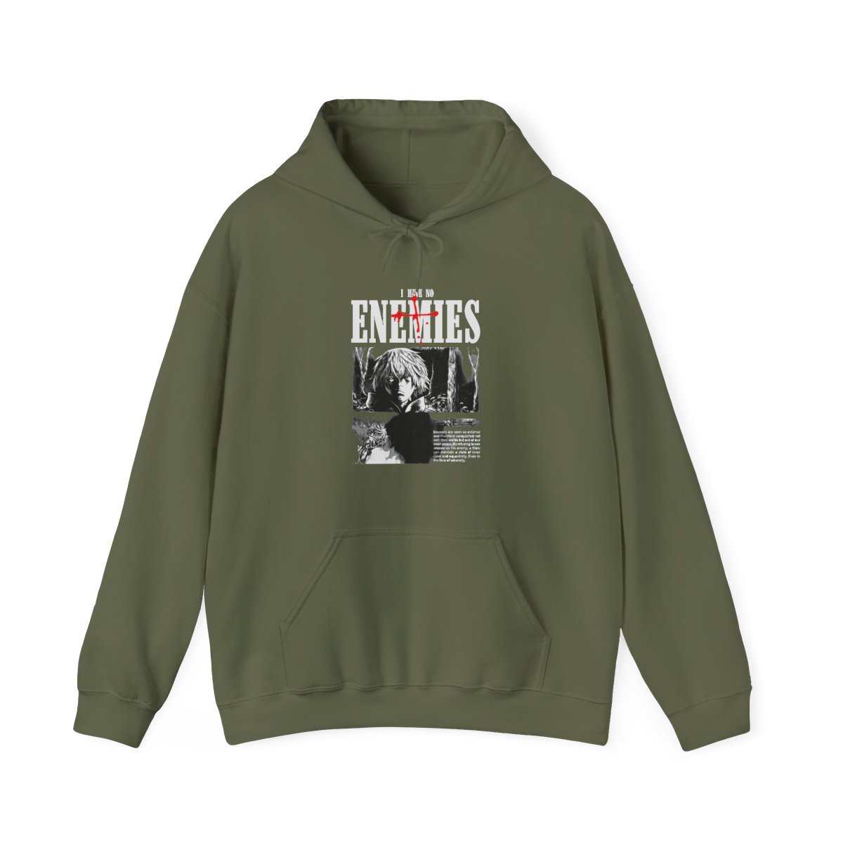 Thorfinn No Enemies Vinland Saga Streetwear Hoodie - alternate angle 4, merchandise