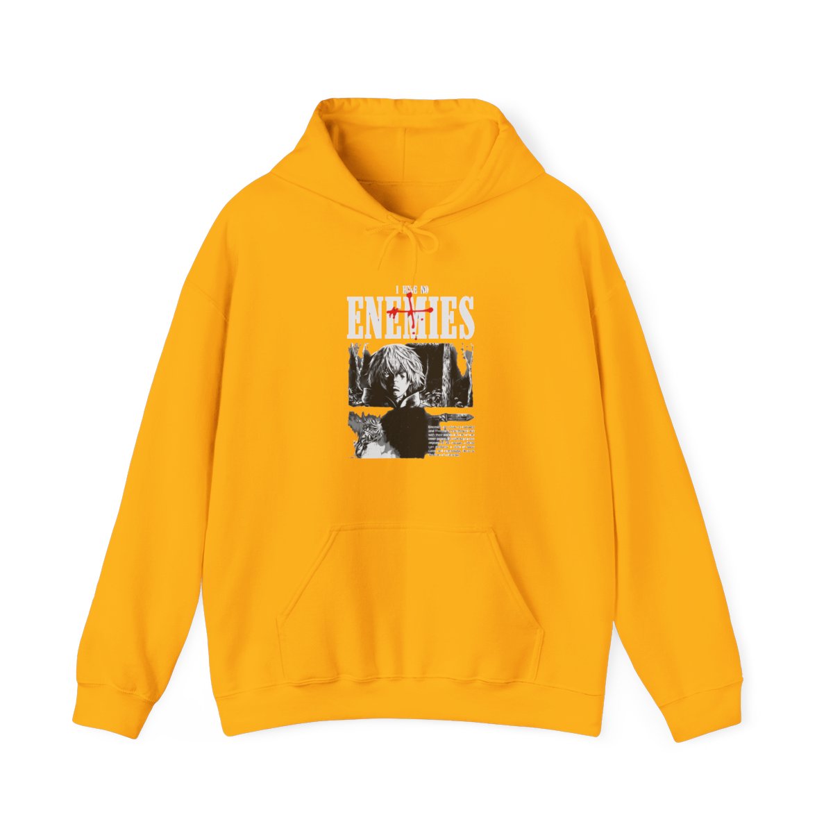 Thorfinn No Enemies Vinland Saga Streetwear Hoodie - alternate angle 2, merchandise