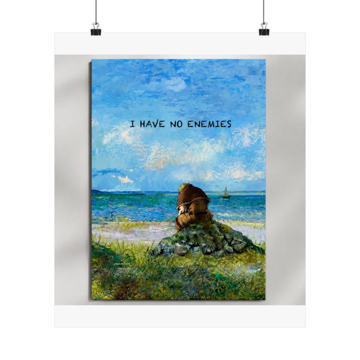 Vinland Saga Poster, Thorfinn I Have No Enemies, Painted Wall Art, Poster Print - alternate angle 3, merchandise