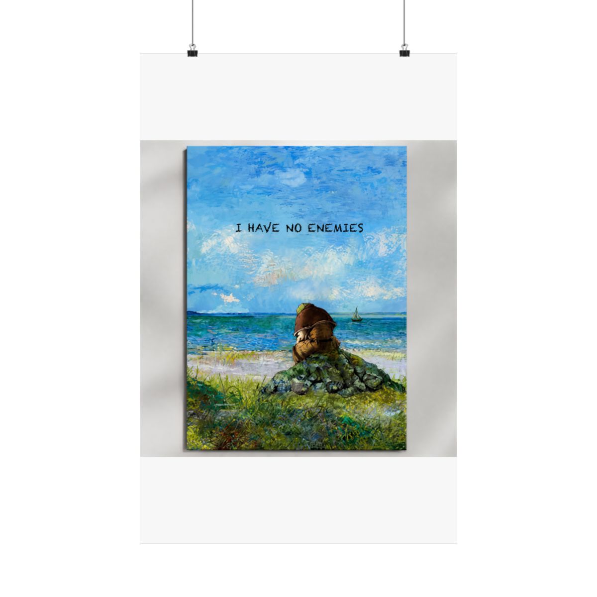 Vinland Saga Poster, Thorfinn I Have No Enemies, Painted Wall Art, Poster Print - alternate angle 1, merchandise