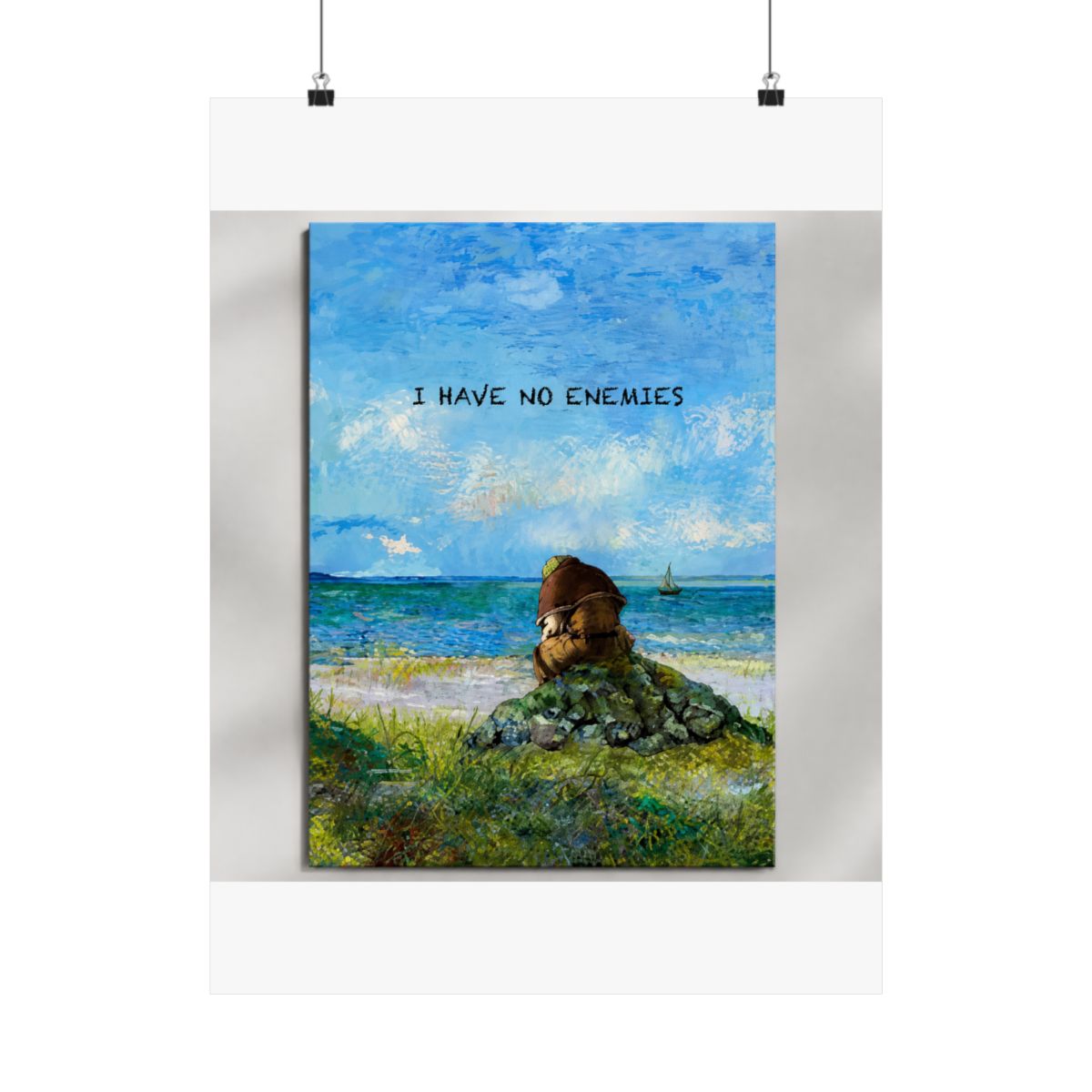 Vinland Saga Poster, Thorfinn I Have No Enemies, Painted Wall Art, Poster Print - alternate angle 5, merchandise