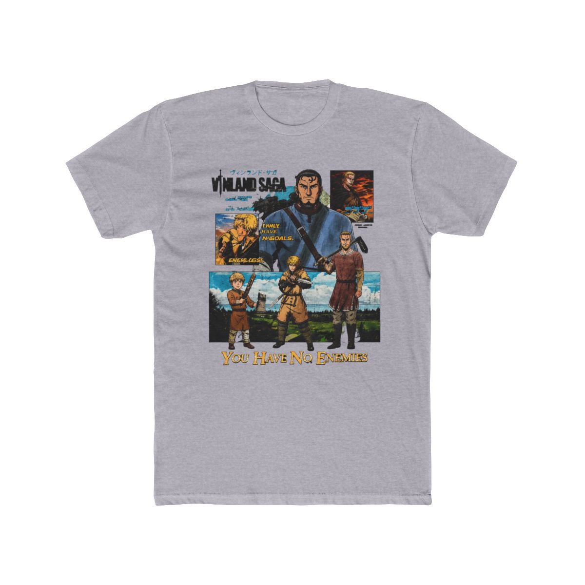 Vinland Saga Anime T Shirt, Vintage Style Thorfinn Print, Oversized Cotton Tee