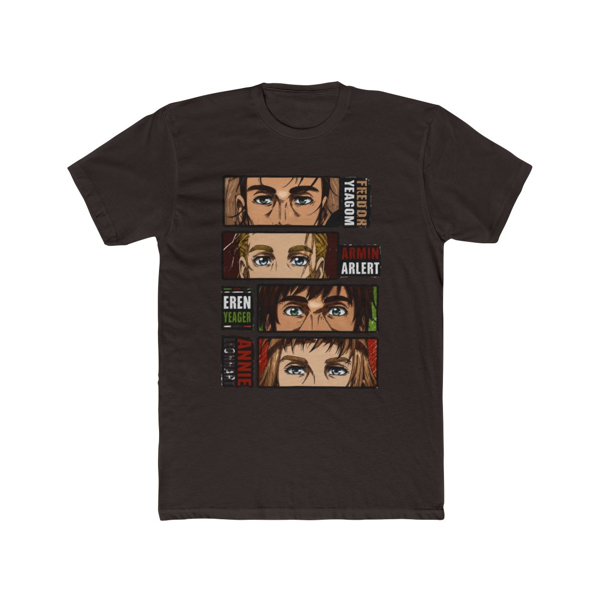 Vinland Saga Close-Up Eye Panels T Shirt - alternate angle 2, merchandise
