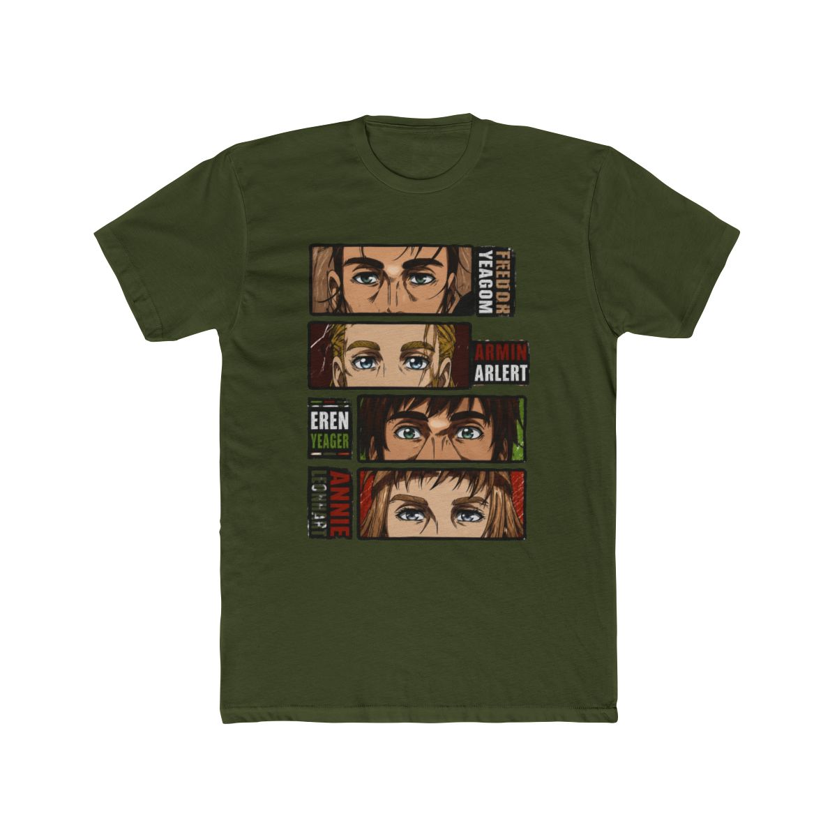 Vinland Saga Close-Up Eye Panels T Shirt - alternate angle 4, merchandise