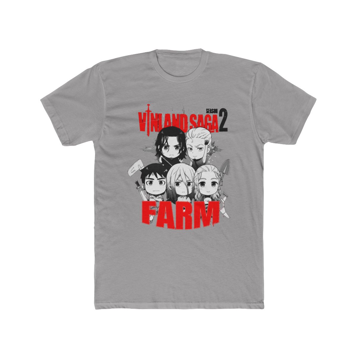 Vinland Saga Season 2 Farm Chibi Characters T Shirt - Official T-Shirts merchandise