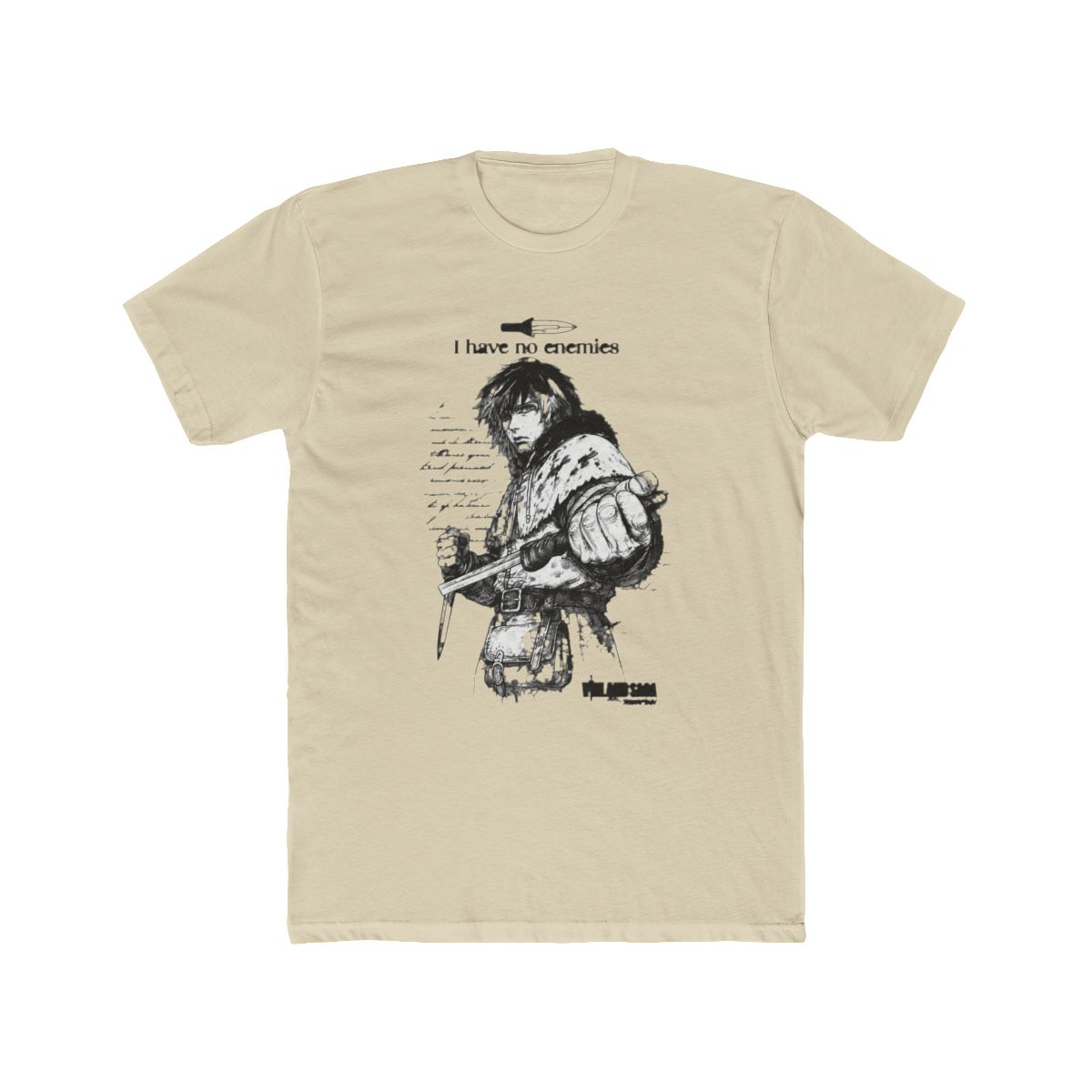 Thorfinn - Vinland Saga Vintage Anime T Shirt, Heavyweight Cotton Streetwear - alternate angle 4, merchandise