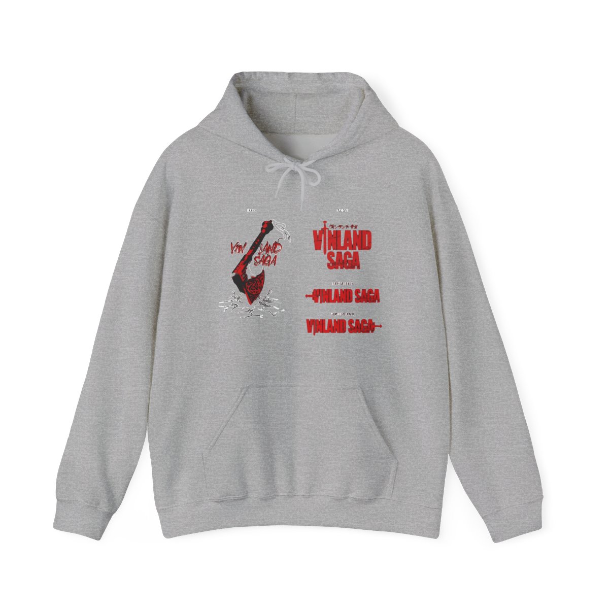 Vinland Saga Hoodies - Vinland Saga Axe Sleeves Aesthetic Printed Hoodie - Official Hoodies merchandise
