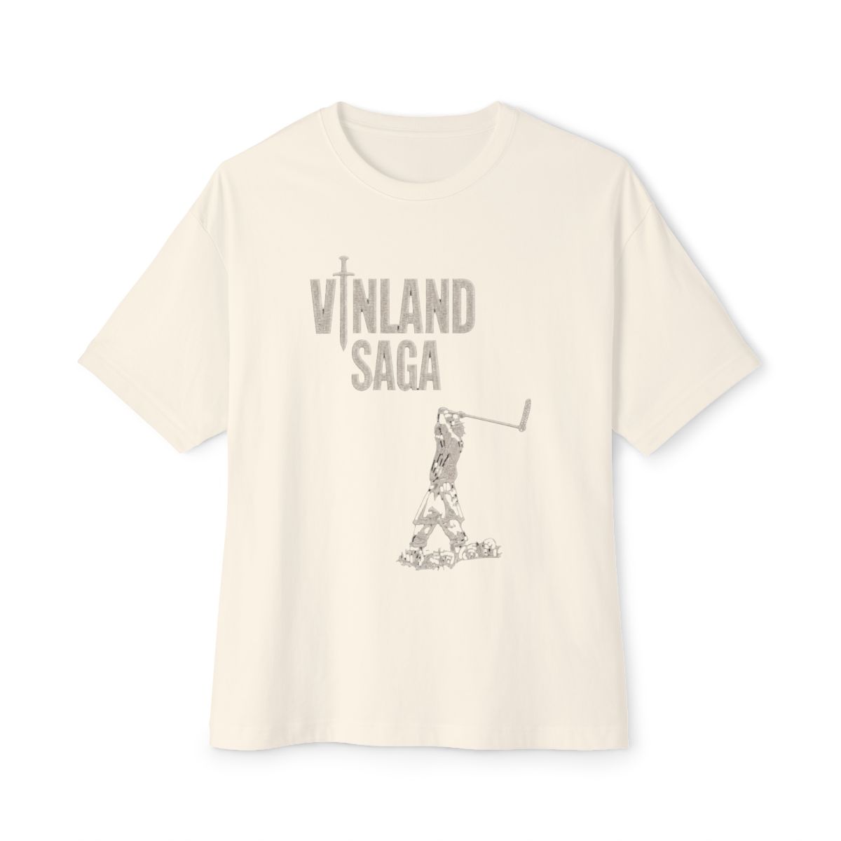 Vinland Saga Black Oversized T-Shirt - alternate angle 4, merchandise