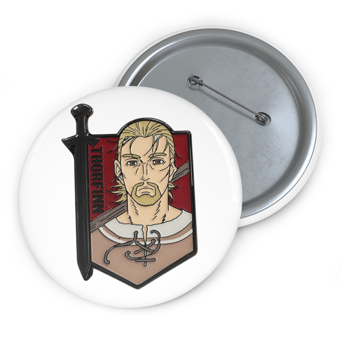 Vinland Saga S2 - Thorfinn With Name Pin - alternate angle 2, merchandise