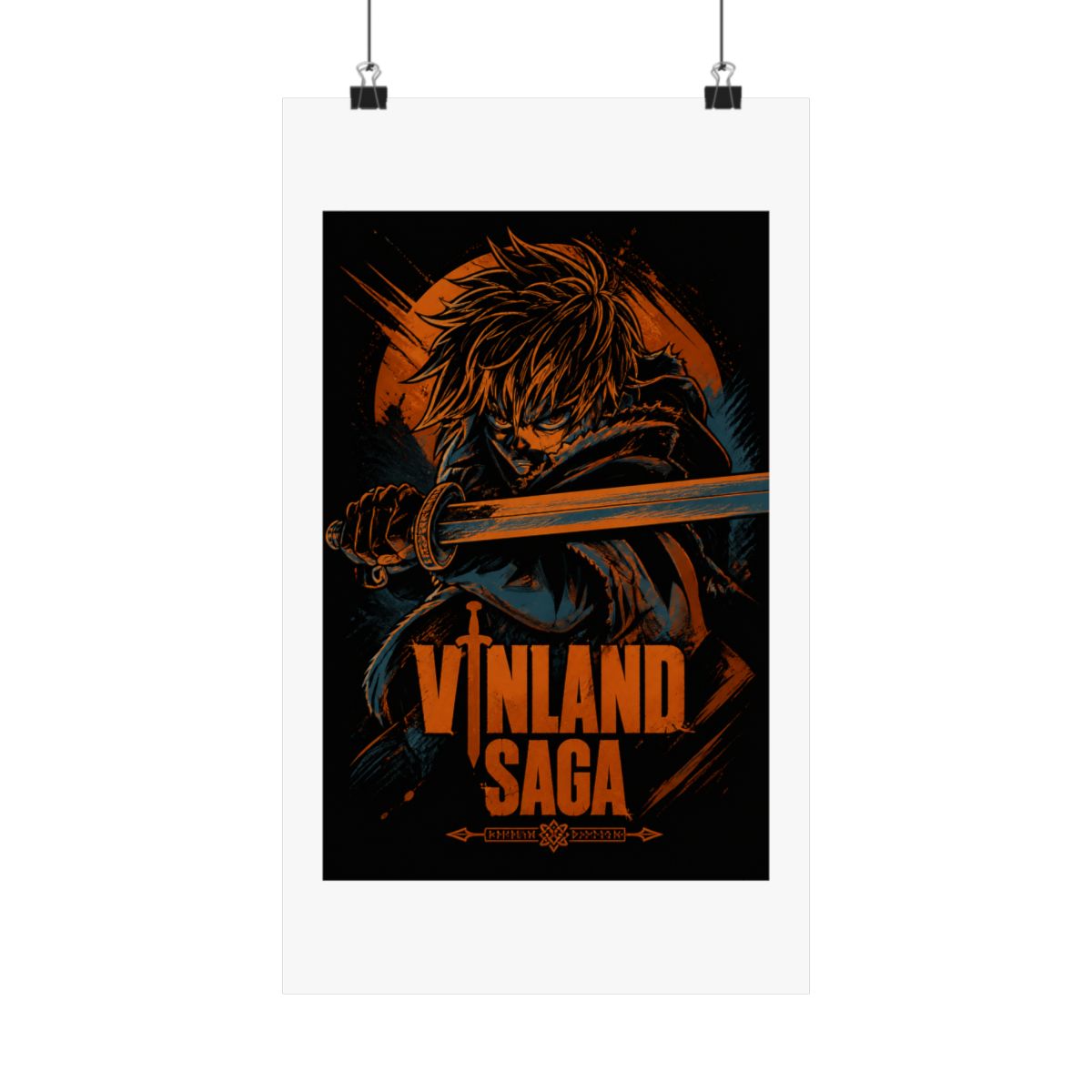 AHHYCXZ Thorfinn Poster Vinland Saga Posters Wall Art Painting Posters Gift Living Room Prints Bedroom Decor Poster Artworks 12x18inch(30x45cm) - Official Posters & Wall Art merchandise