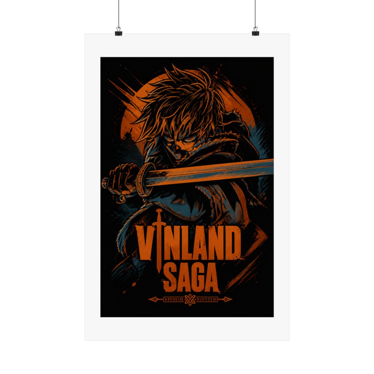 AHHYCXZ Thorfinn Poster Vinland Saga Posters Wall Art Painting Posters Gift Living Room Prints Bedroom Decor Poster Artworks 12x18inch(30x45cm)