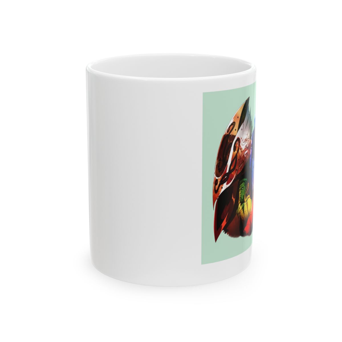 Vinland Saga Coffee Mug With Handle Novelty Anime Coffee Ceramic Tea Cup Insulated Coffee Mugs For Cocoa Latte Cappuccino For Office Home 11oz - alternate angle 1, merchandise