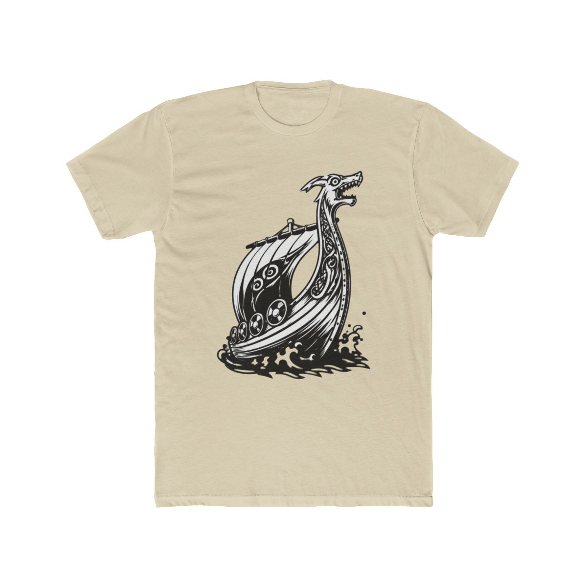 Vinland Saga Anime, Retro Viking Boat Art T Shirt - alternate angle 4, merchandise
