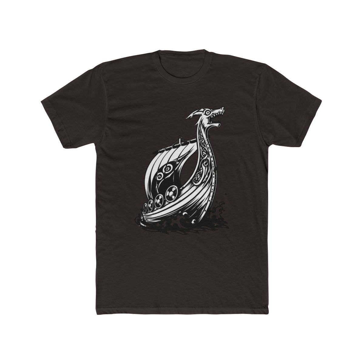 Vinland Saga Anime, Retro Viking Boat Art T Shirt - alternate angle 3, merchandise