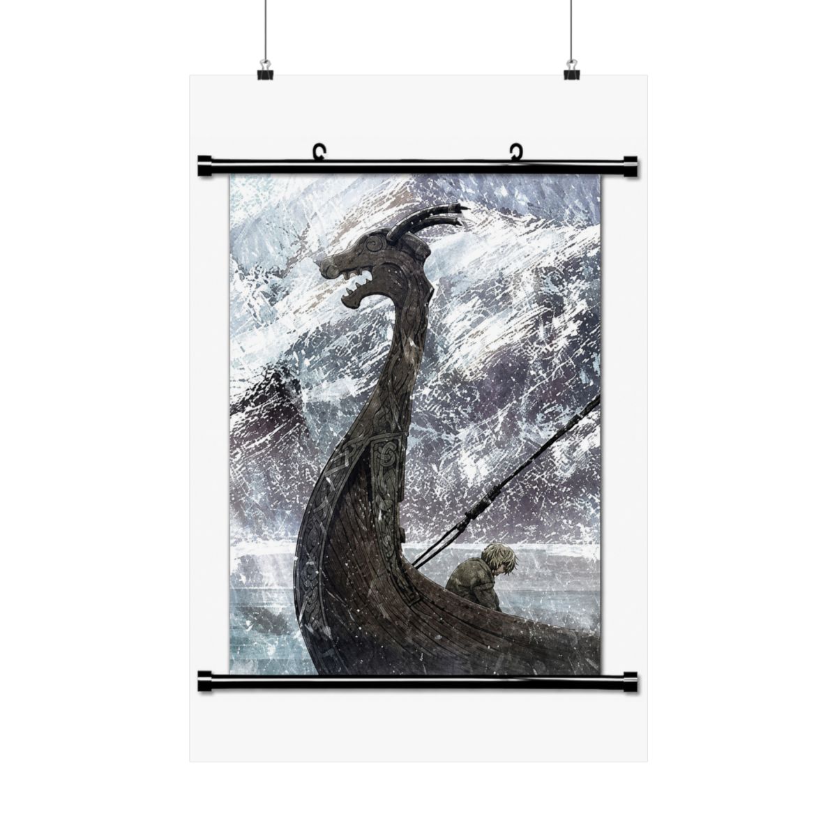 ROUNDMEUP Vinland Saga Anime Fabric Wall Scroll Poster (32x45) Inches [A] Vinland Saga-13(L)