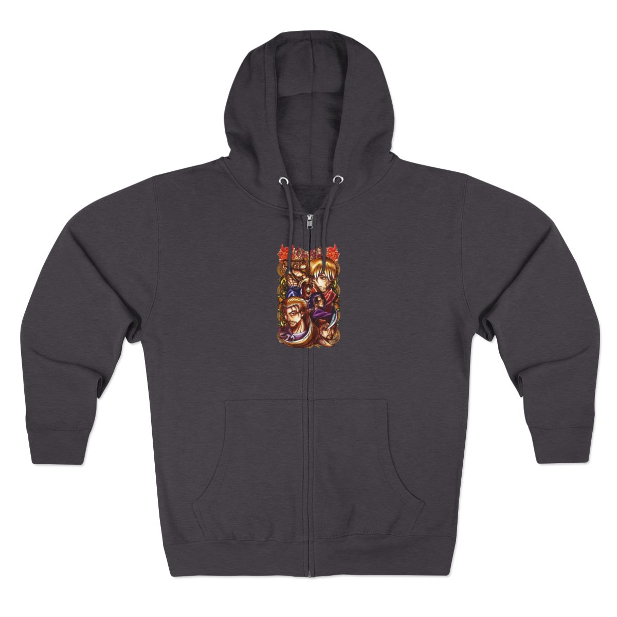 Slave Arc Vinland Saga Streetwear Zip Hoodie Jacket - alternate angle 2, merchandise