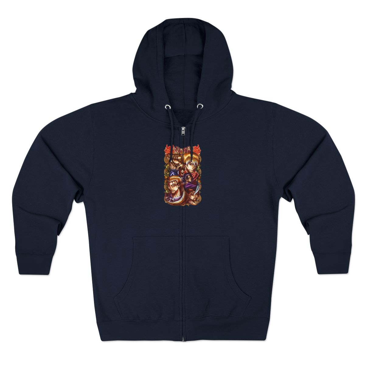Slave Arc Vinland Saga Streetwear Zip Hoodie Jacket - alternate angle 4, merchandise