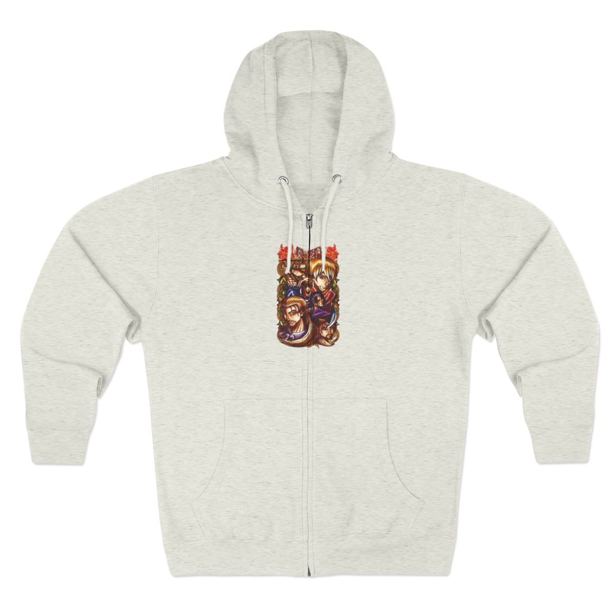 Slave Arc Vinland Saga Streetwear Zip Hoodie Jacket - alternate angle 5, merchandise
